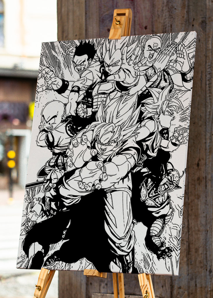 Dragon Ball Z Manga Art