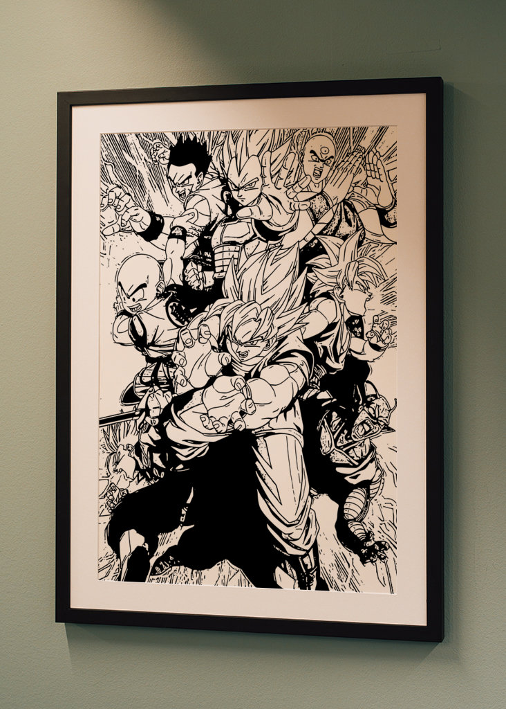 Dragon Ball Z Manga Art