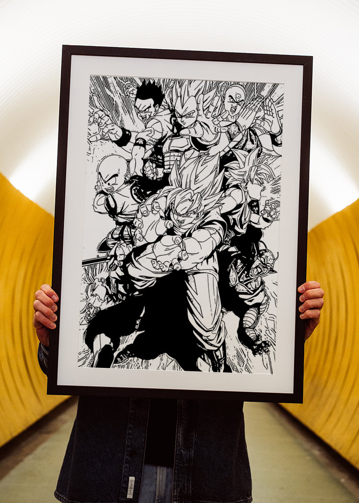 Dragon Ball Z Manga Art