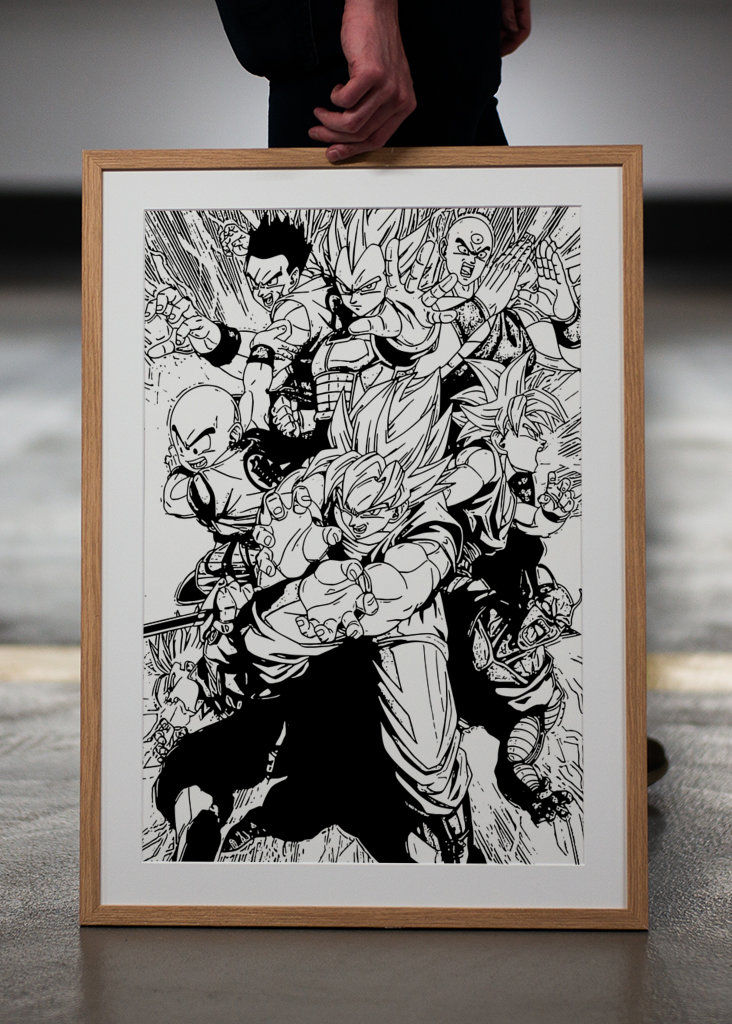 Dragon Ball Z Manga Art