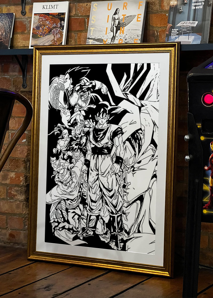 Dragon Ball Z Manga Art