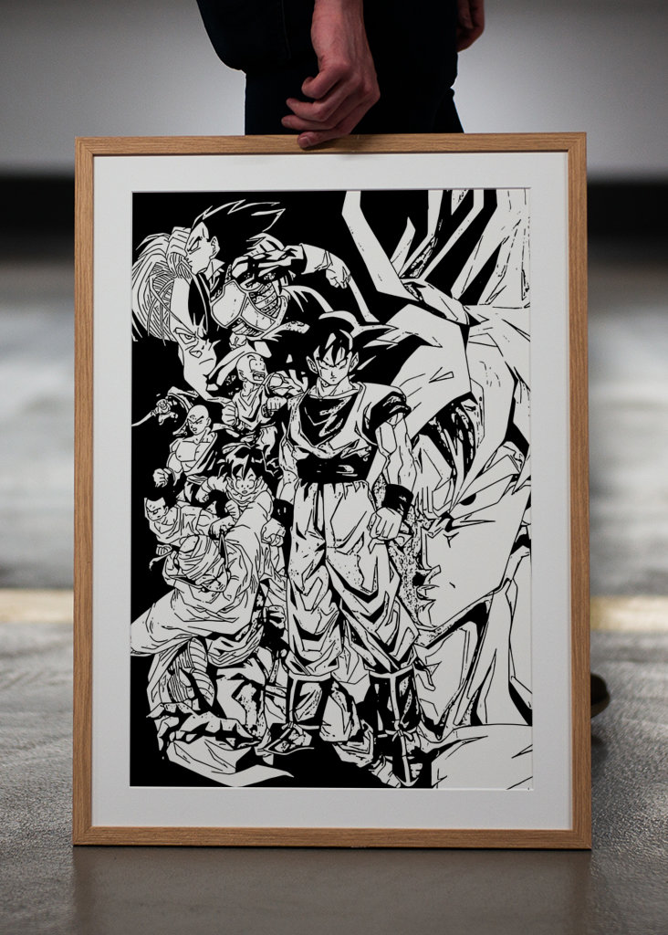 Dragon Ball Z Manga Art