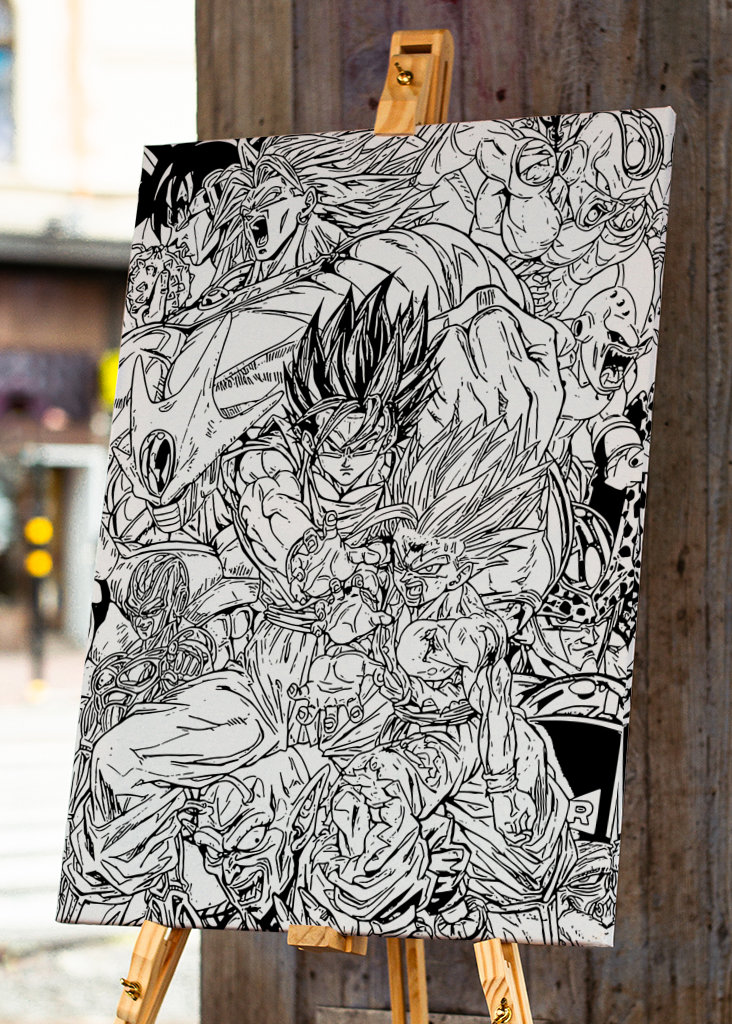 Dragon Ball Z Manga Art