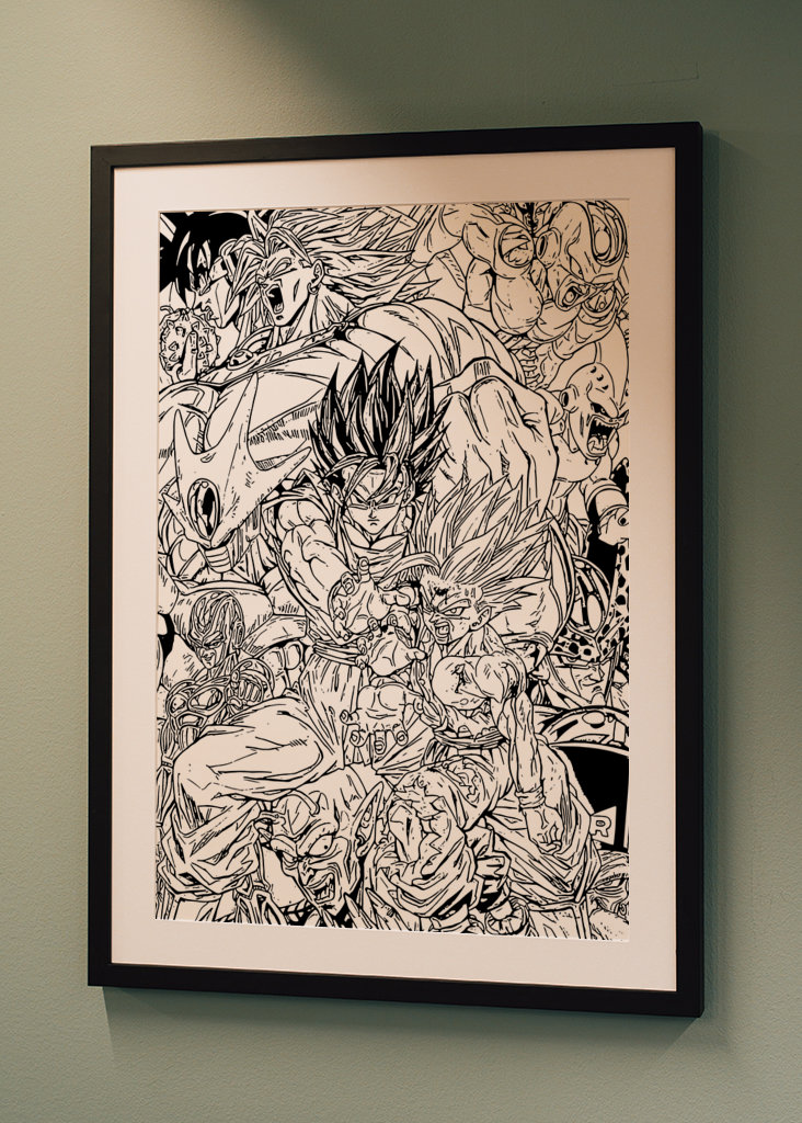 Dragon Ball Z Manga Art