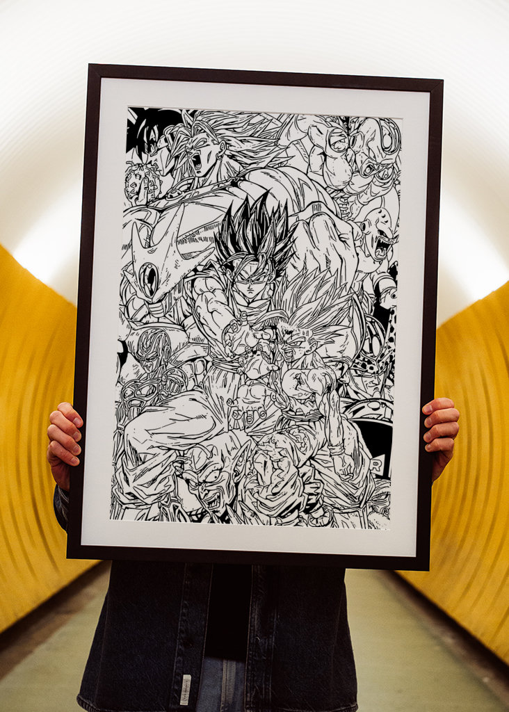 Dragon Ball Z Manga Art