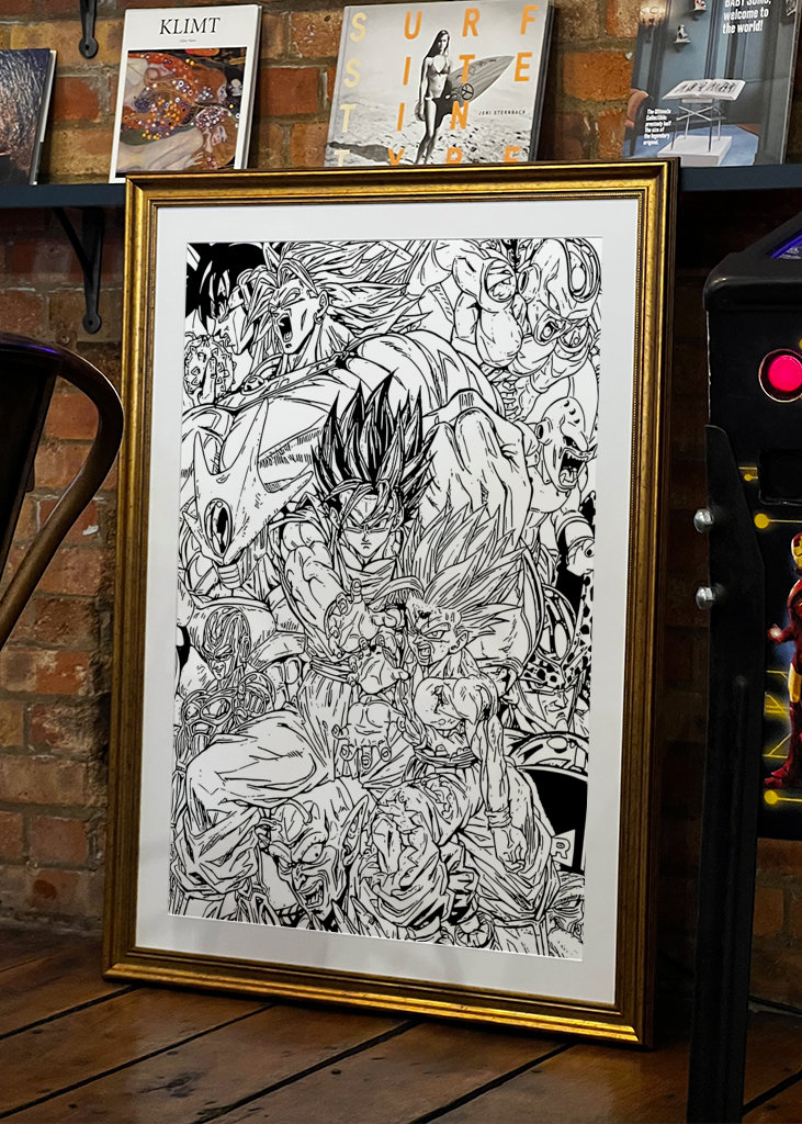 Dragon Ball Z Manga Art