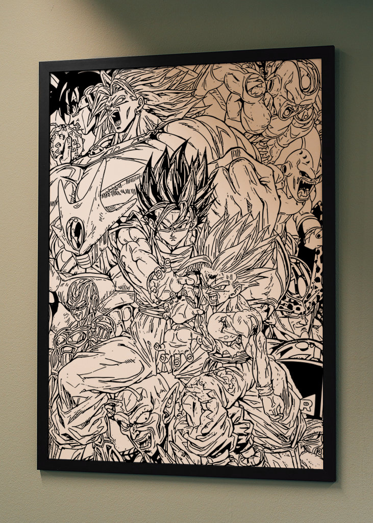 Dragon Ball Z Manga Art