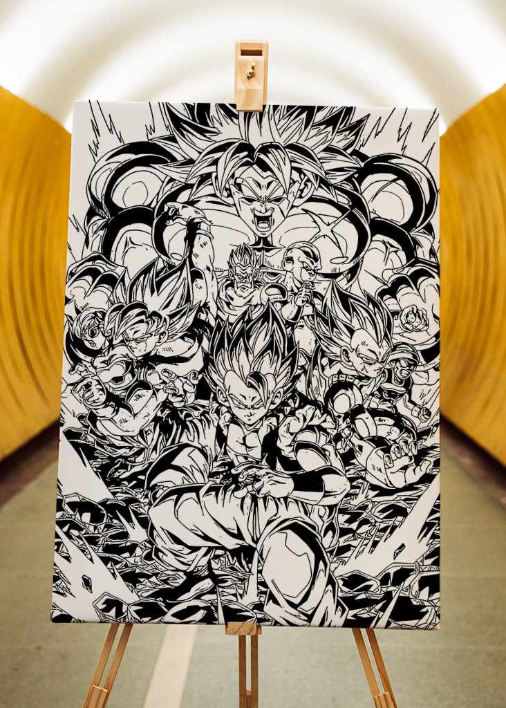 Dragon Ball Z Manga Art