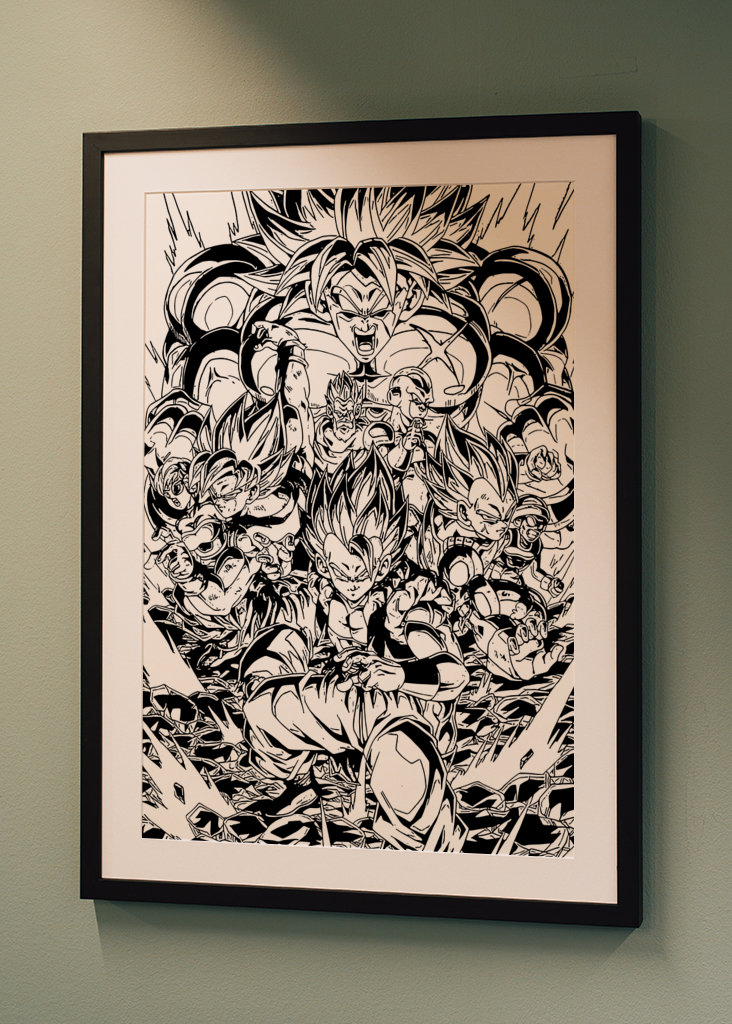 Dragon Ball Z Manga Art