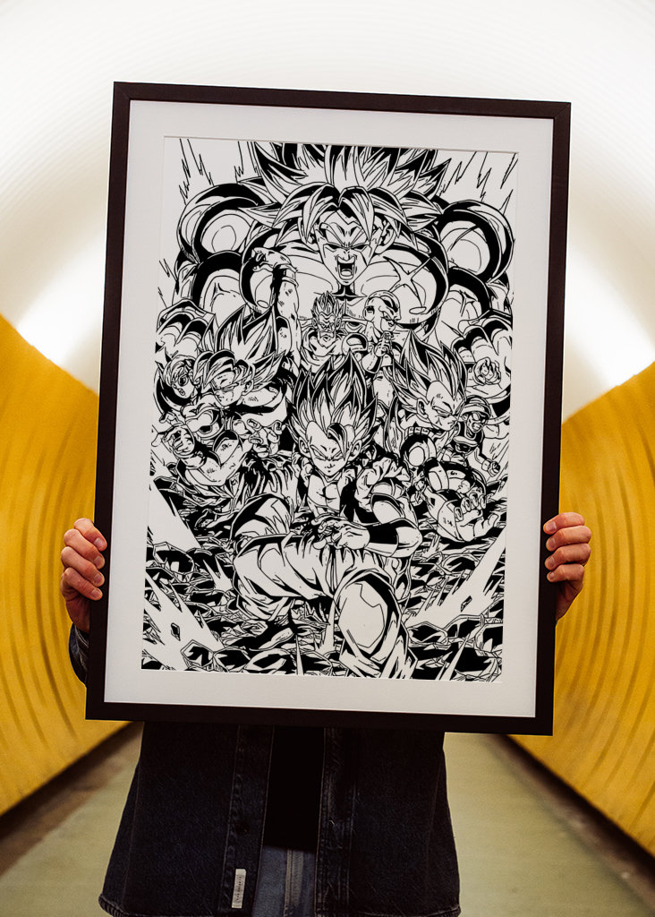 Dragon Ball Z Manga Art