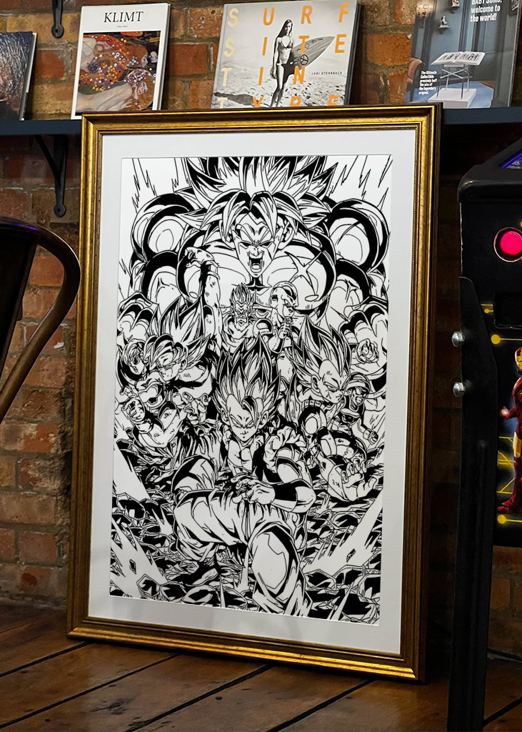 Dragon Ball Z Manga Art