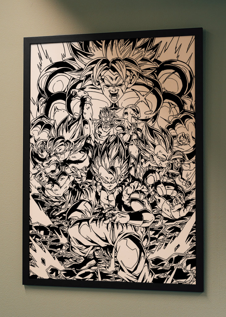 Dragon Ball Z Manga Art