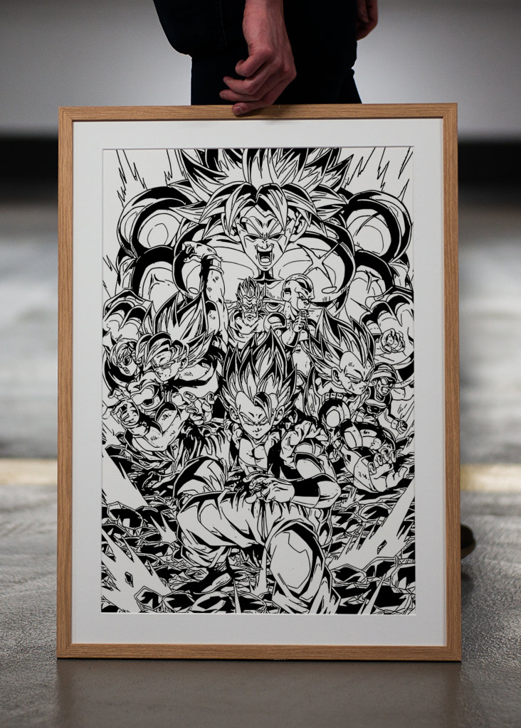 Dragon Ball Z Manga Art