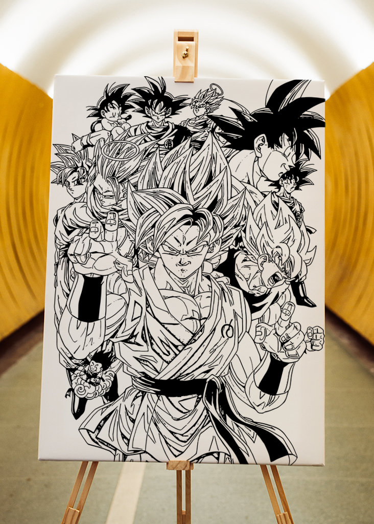 Dragon Ball Z Manga Art