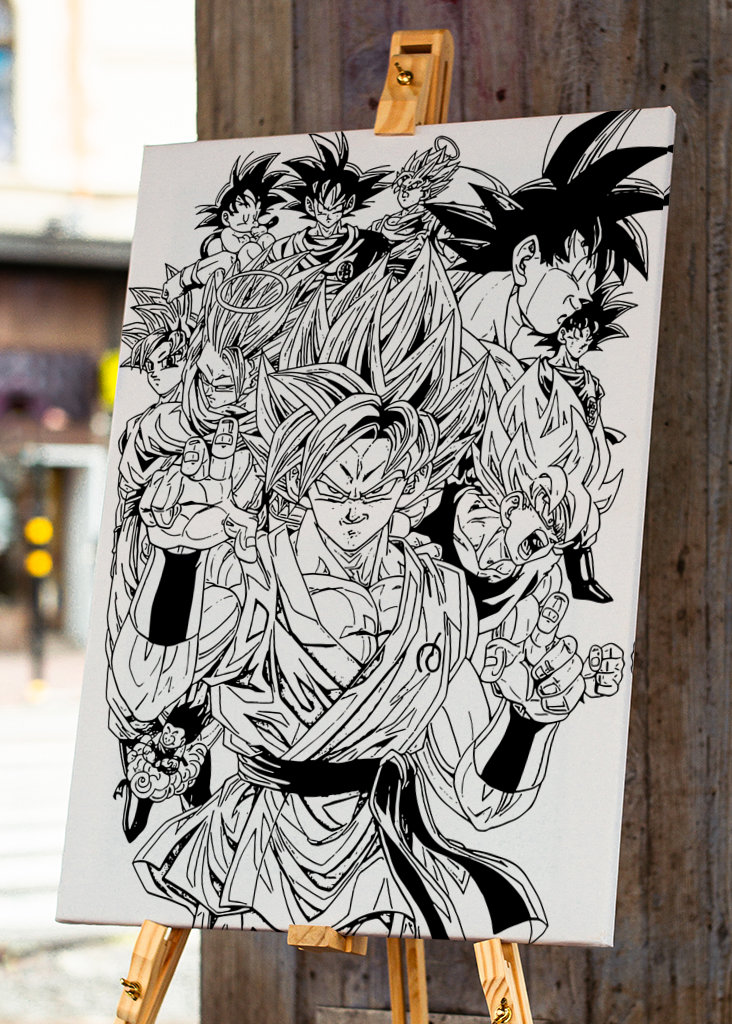 Dragon Ball Z Manga Art