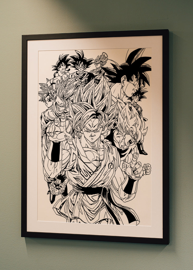 Dragon Ball Z Manga Art