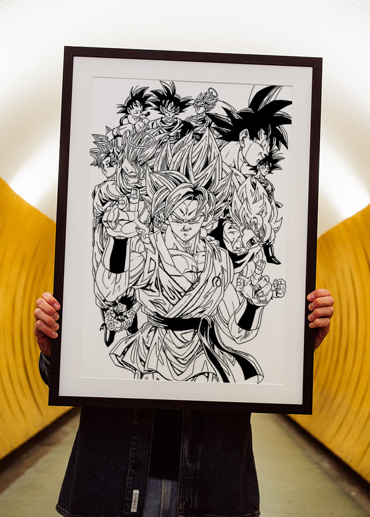 Dragon Ball Z Manga Art