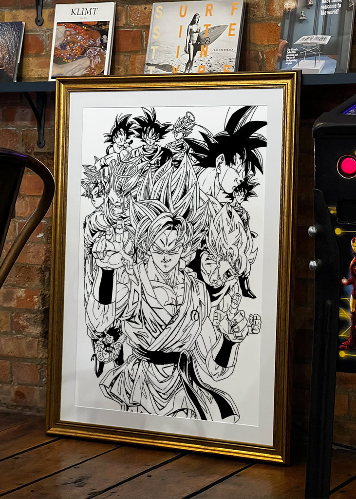Dragon Ball Z Manga Art