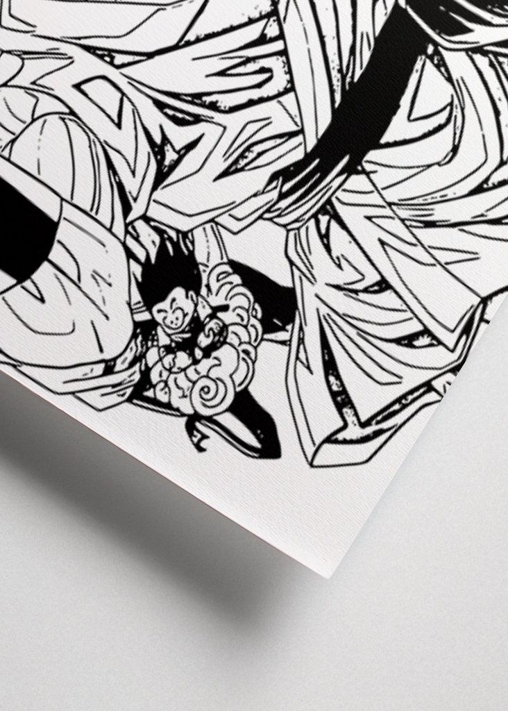 Dragon Ball Z Manga Art