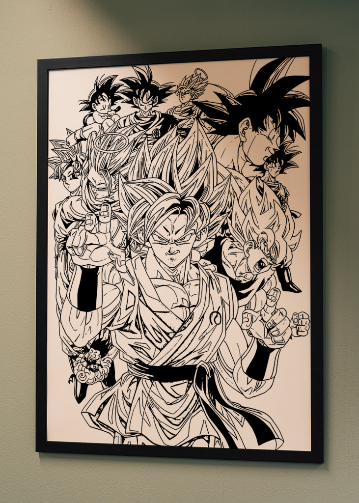 Dragon Ball Z Manga Art