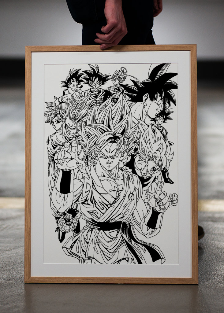 Dragon Ball Z Manga Art