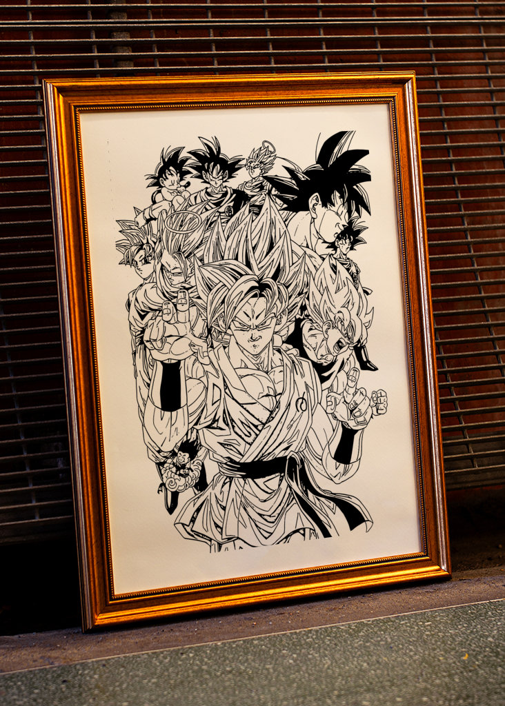 Dragon Ball Z Manga Art