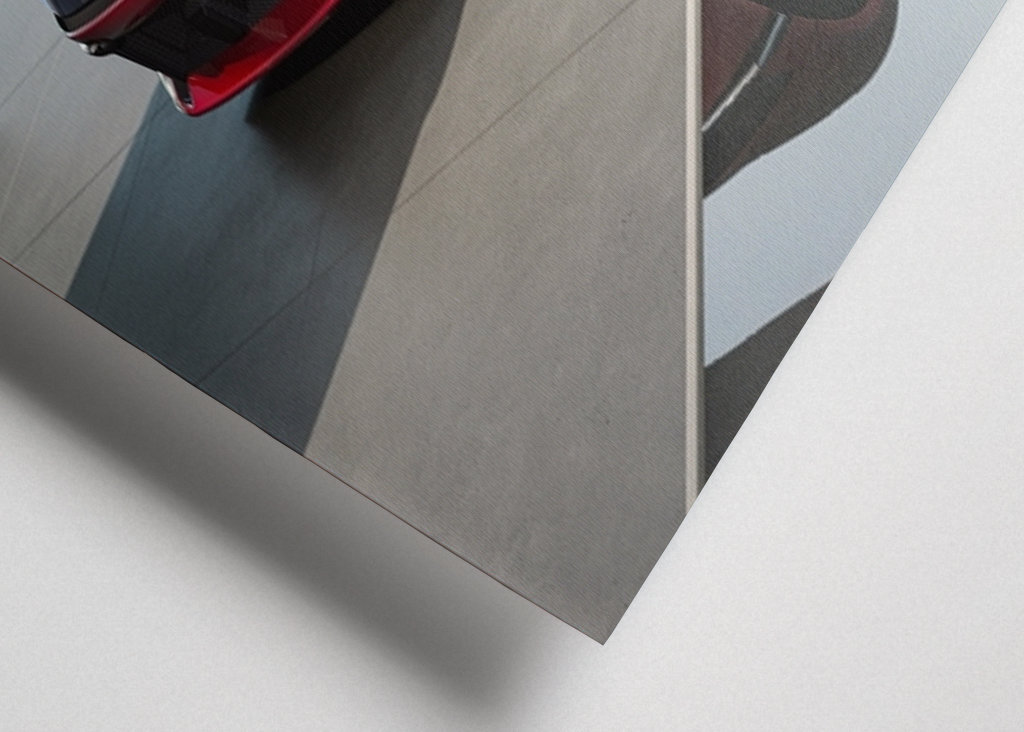 Red aesthetic Ferrari 