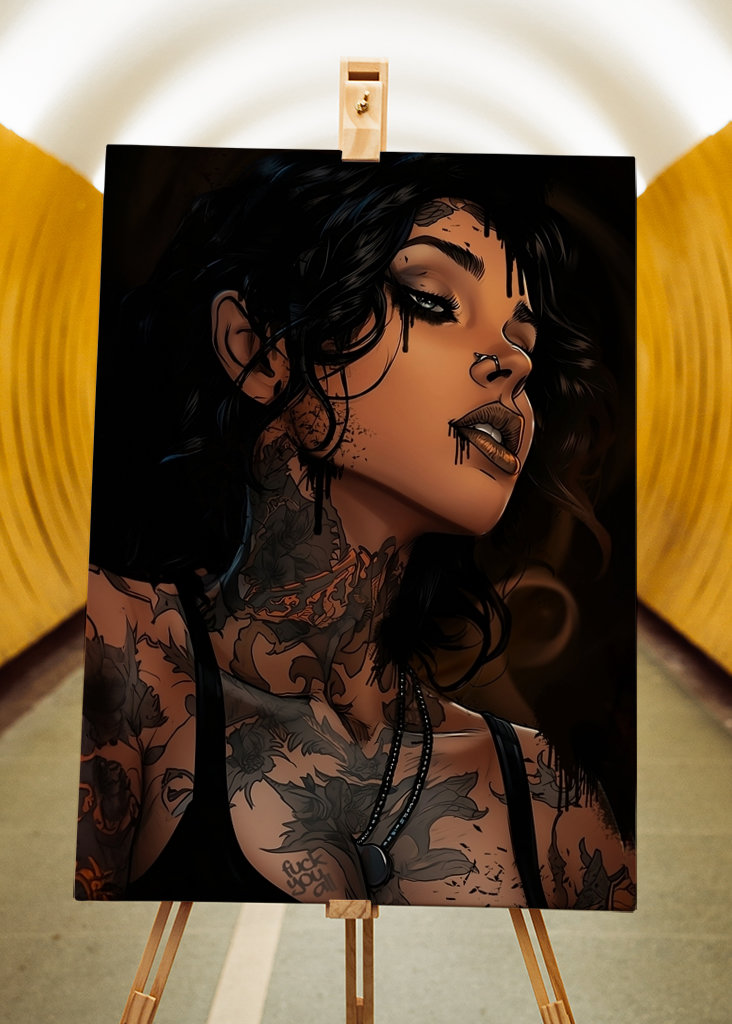 Sexy tetování žena