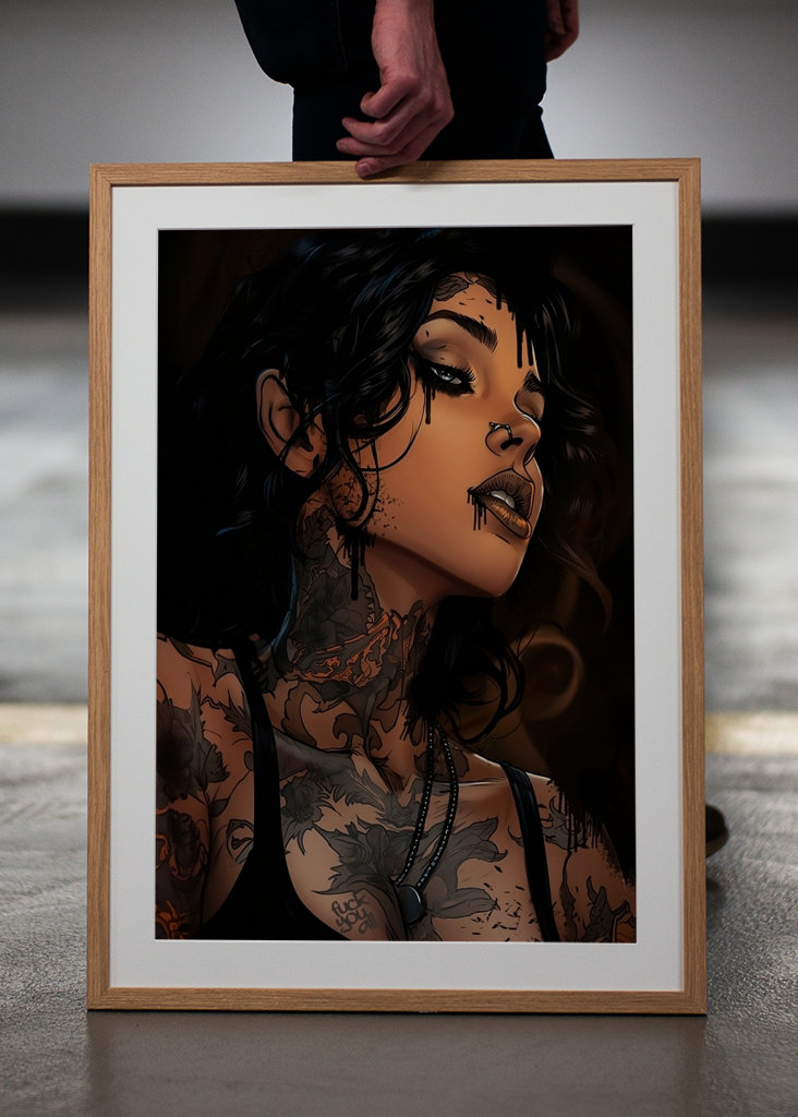 Sexy tetování žena