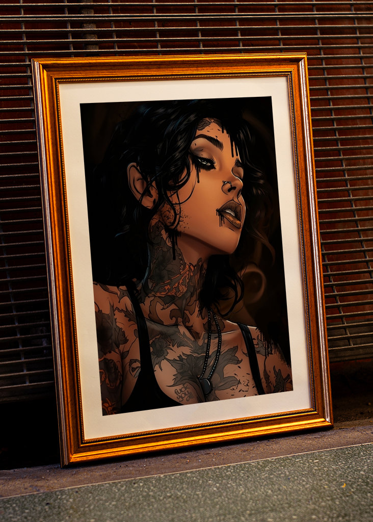 Sexy tetování žena