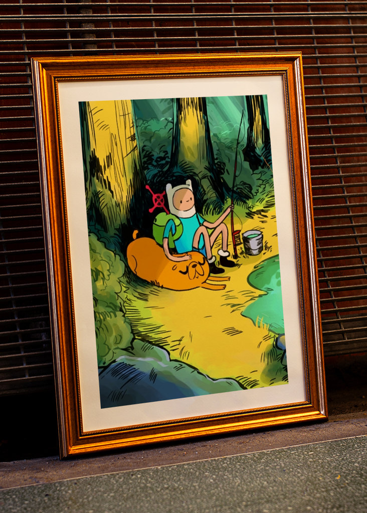 Adventure Cartoon Art