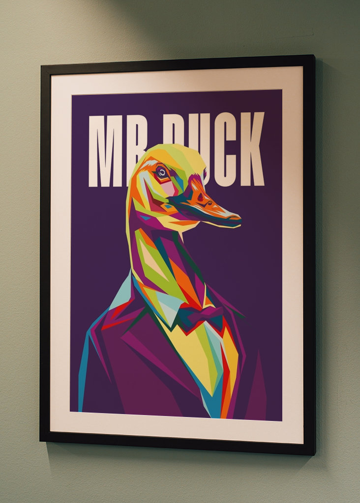 Mr Duck Pop Art
