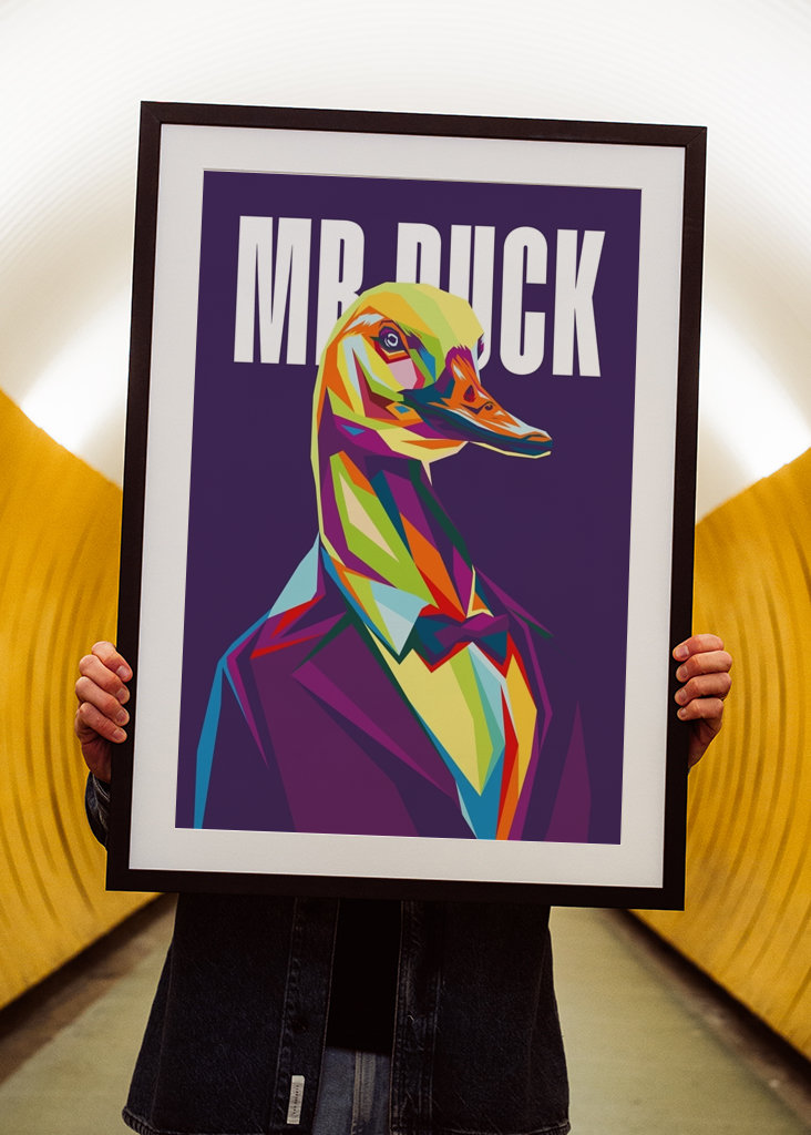 Mr Duck Pop Art