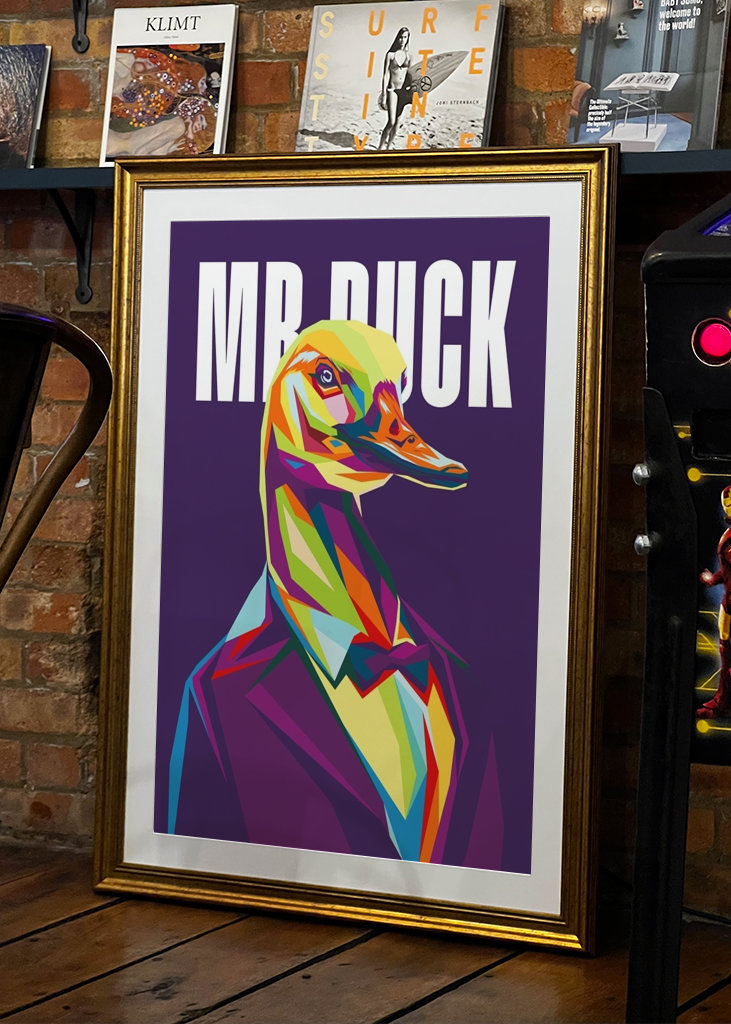 Mr Duck Pop Art