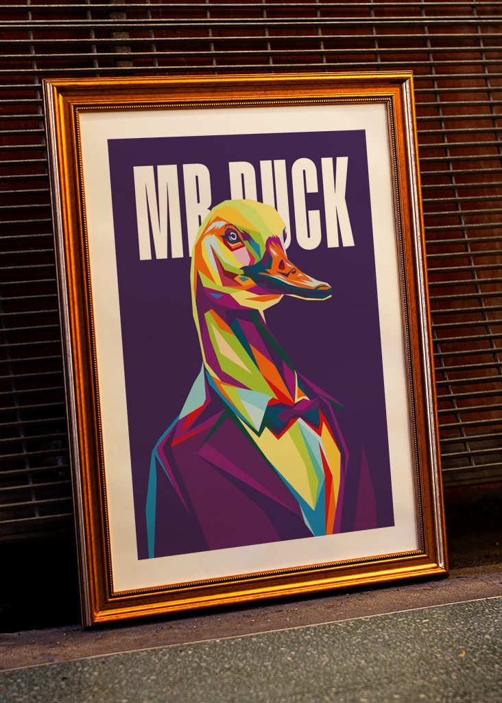 Mr Duck Pop Art