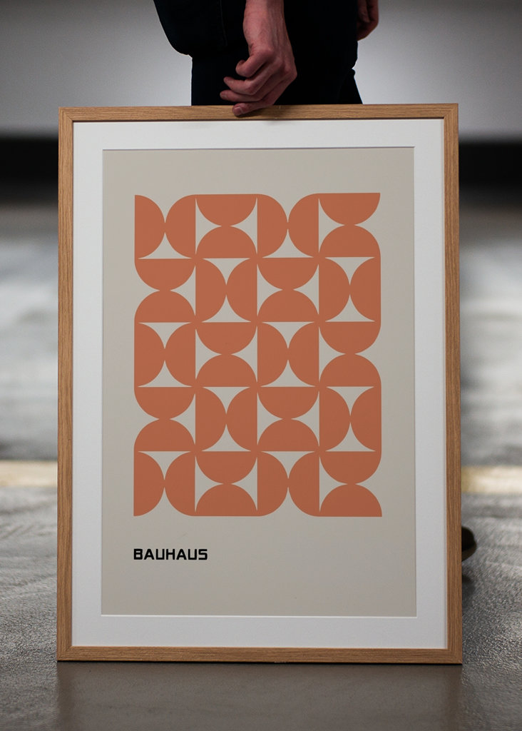 Bauhaus Frankfurt Poster von Larry Jonasen Printler