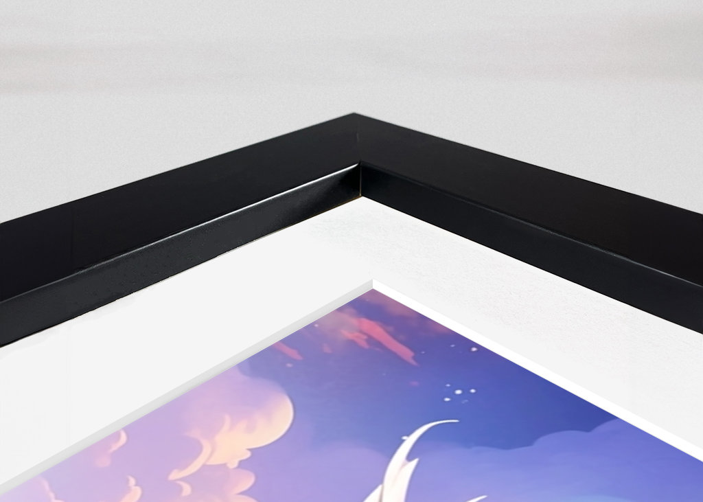 Unicorno alato sulle nuvole