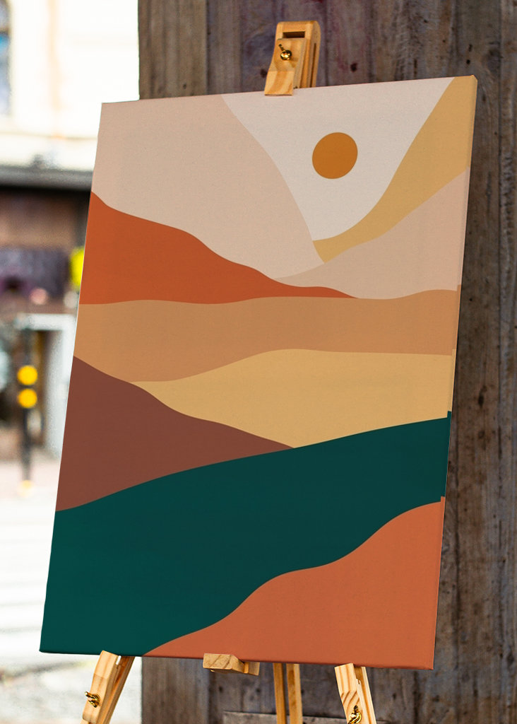 Paisagem em aquarela 1