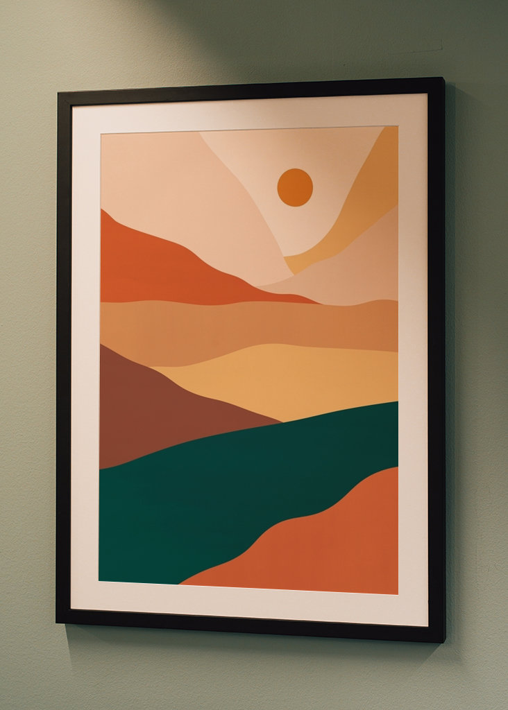 Paisagem em aquarela 1