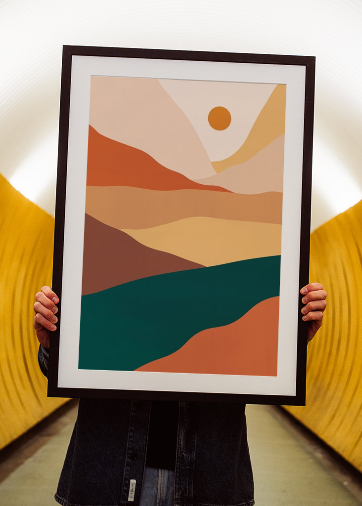 Paisagem em aquarela 1