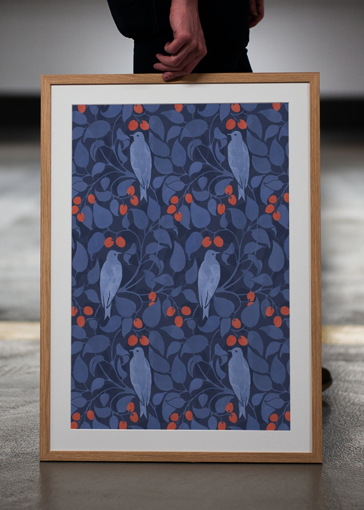 Viktoriánští modří ptáci