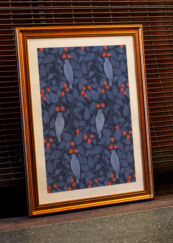 Viktoriánští modří ptáci