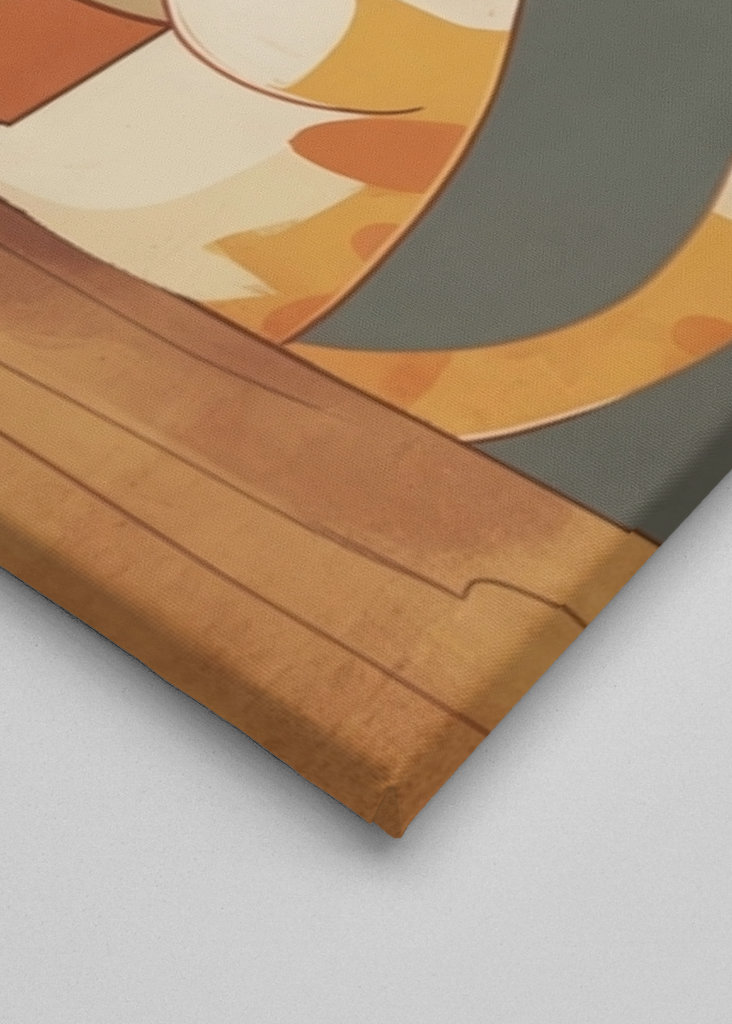 Gato de café bonito