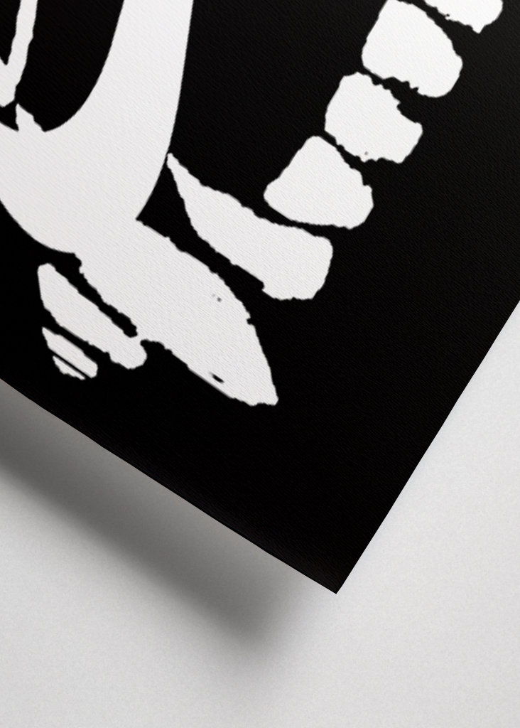 hypebeast mouth black white