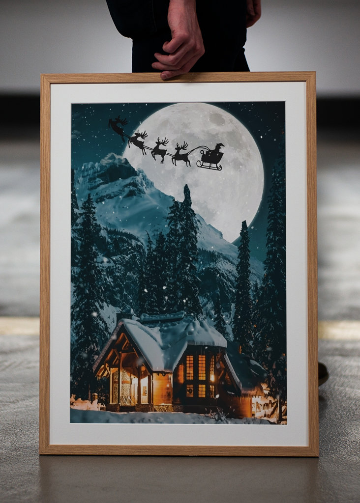 Christmas Snow House