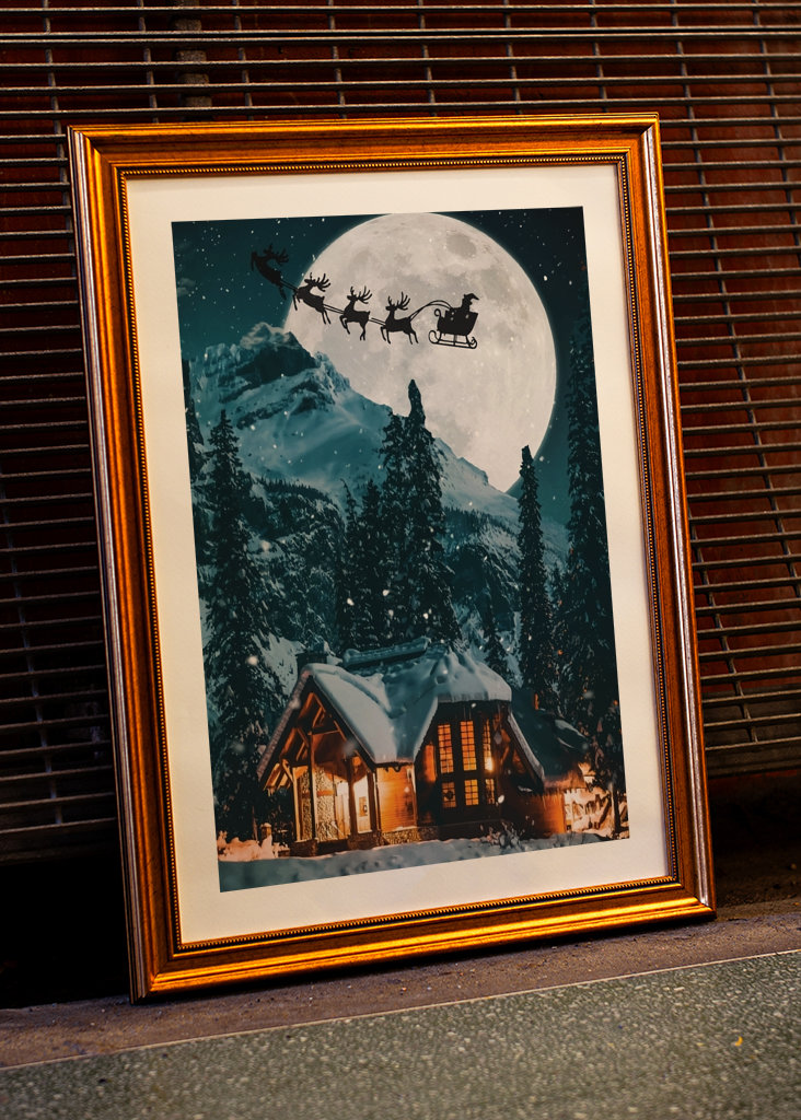 Christmas Snow House