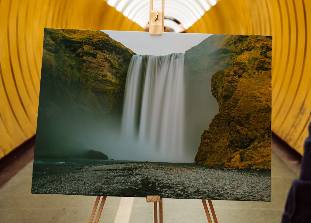 Vodní val Skógafoss