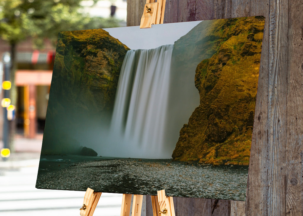 Vodní val Skógafoss