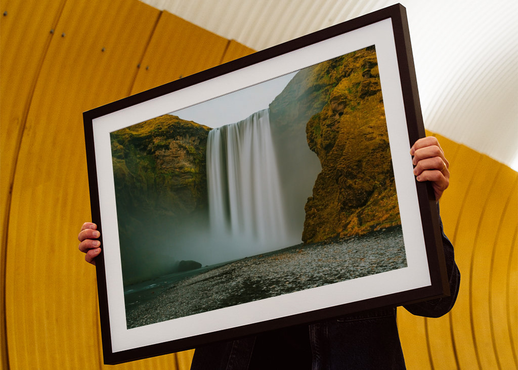 Vodní val Skógafoss