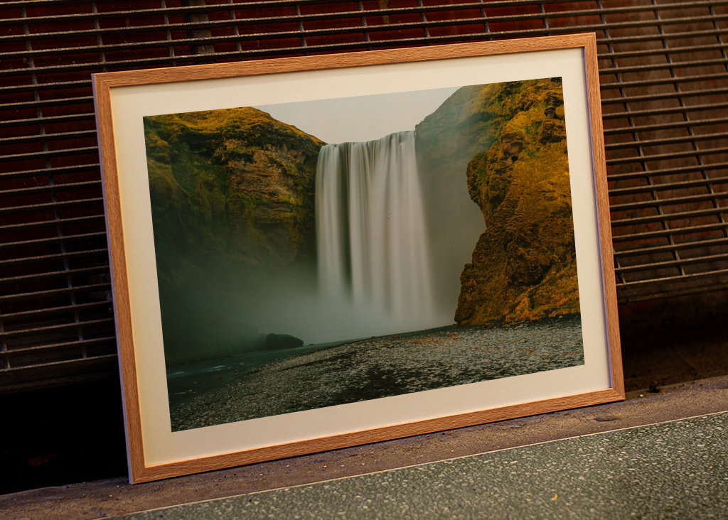 Vodní val Skógafoss